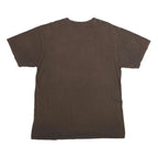 HARD ROCK CAFE Mens Brown London Graphic T-Shirt L Short Sleeve Crew Neck