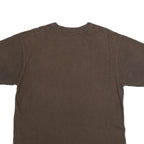 HARD ROCK CAFE Mens Brown London Graphic T-Shirt L Short Sleeve Crew Neck