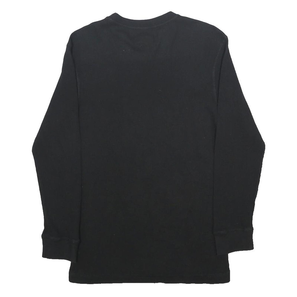 WRANGLER Boys Black Patterned Jumper Crew Neck Basic Knit M Cotton Blend Casual