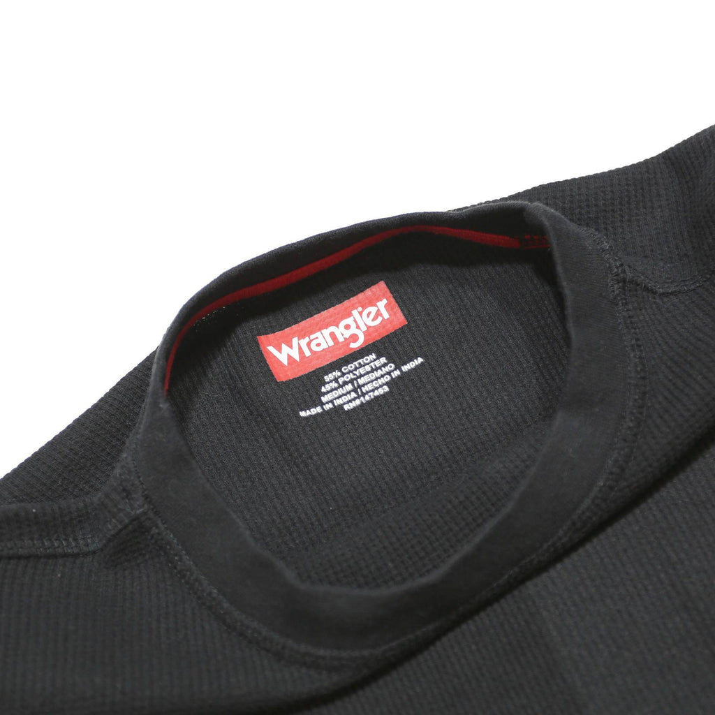 WRANGLER Boys Black Patterned Jumper Crew Neck Basic Knit M Cotton Blend Casual