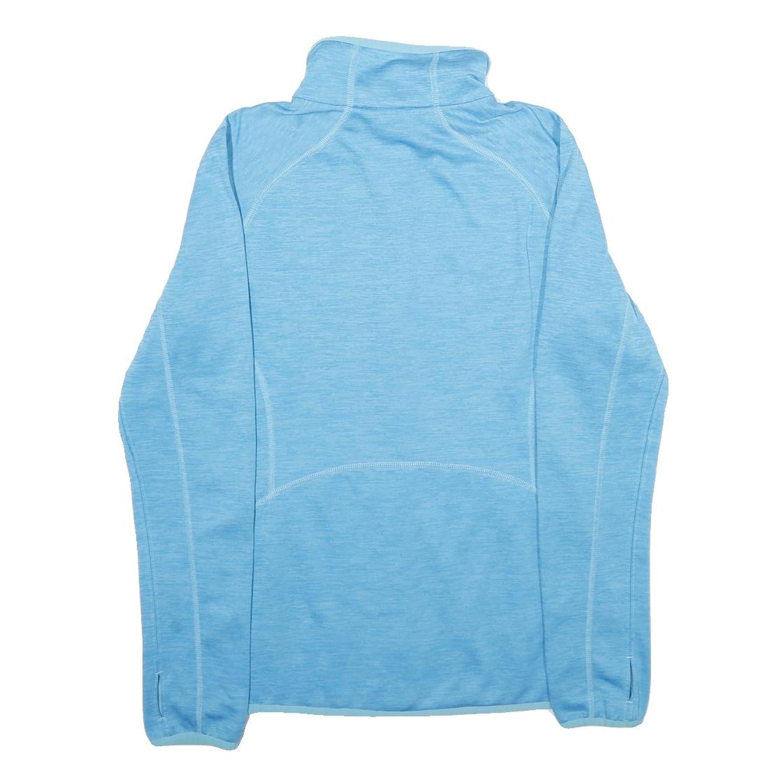 COLUMBIA Womens Blue Zip Jacket M Polyester Plain Lightweight Outdoor Activewear