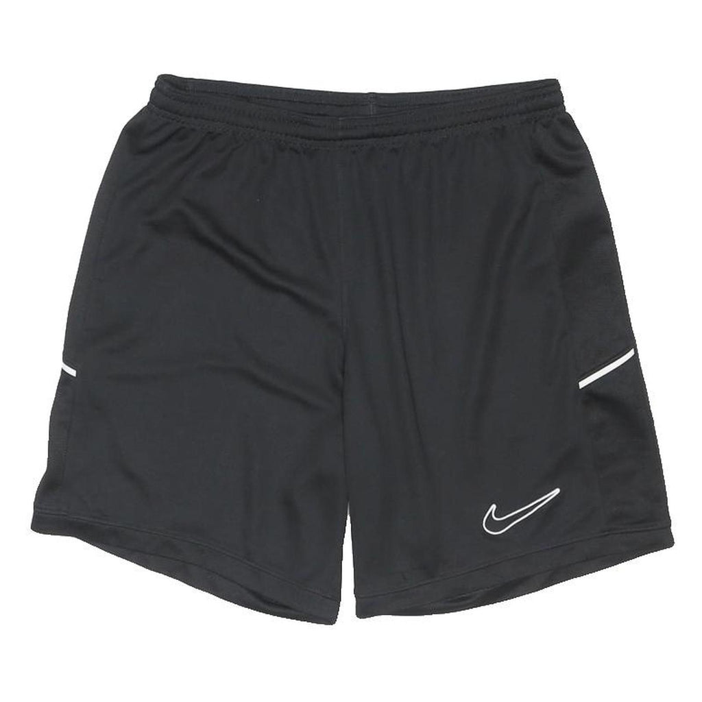 NIKE Mens Black Sports Shorts M W30 Polyester Blend Athletic Gym Wear