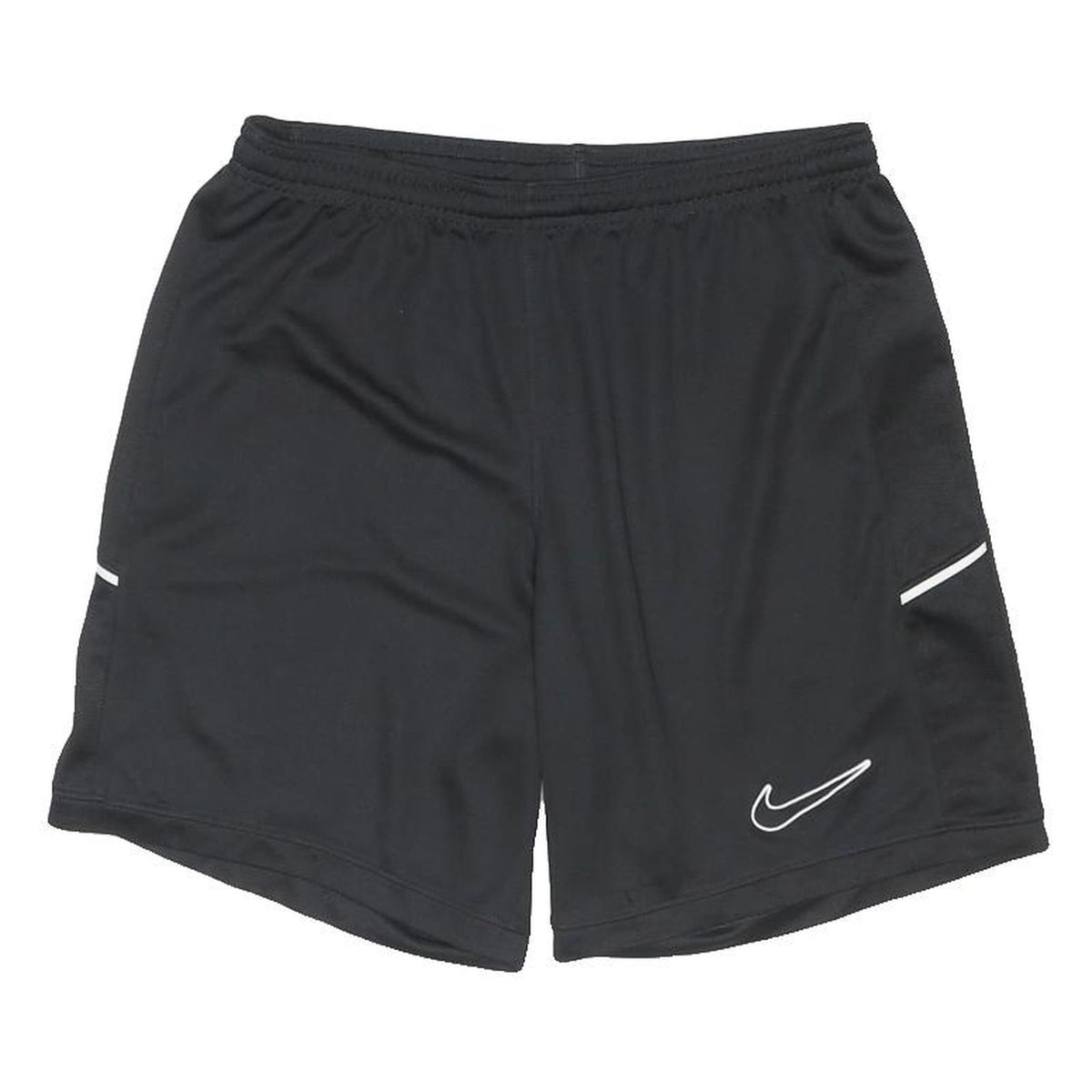 NIKE Mens Black Sports Shorts M W30 Polyester Blend Athletic Gym Wear
