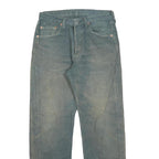 LEVI'S 501 Mens Jeans Blue Regular Straight Denim W32 L30 Classic Button Fly