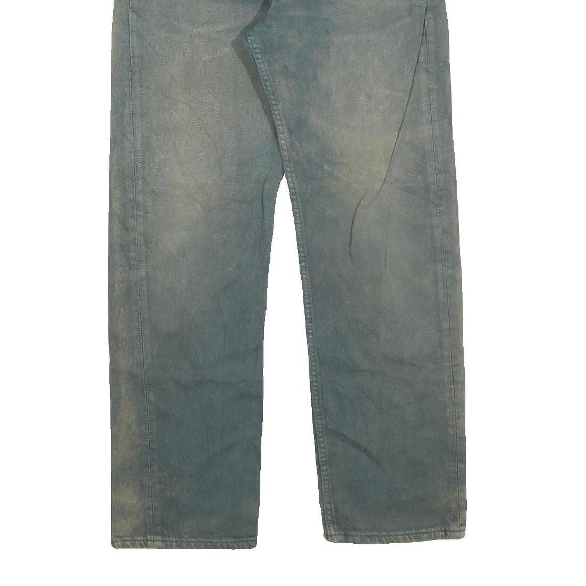 LEVI'S 501 Mens Jeans Blue Regular Straight Denim W32 L30 Classic Button Fly