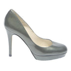 KAREN MILLEN Womens Classic High Heels Platform Black Patent UK 6 Elegant Formal