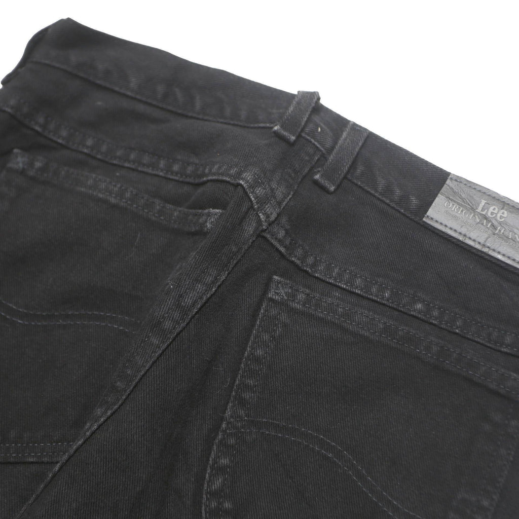 LEE Womens Black Classic Straight Denim Jeans Cotton Zip W30 L29