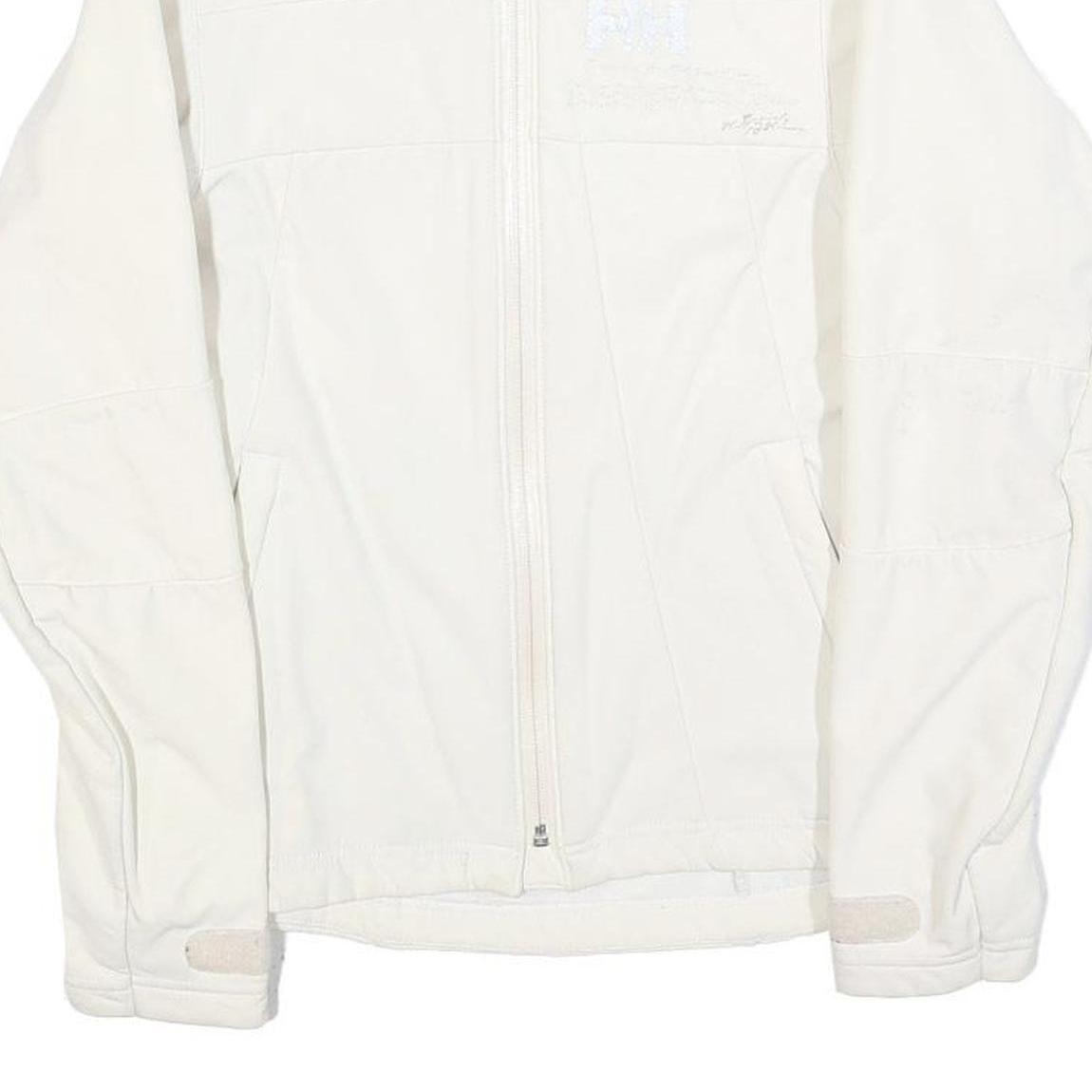 HELLY HANSEN Womens White Jacket XS Polyester Blend Zip Outdoor Sportswear