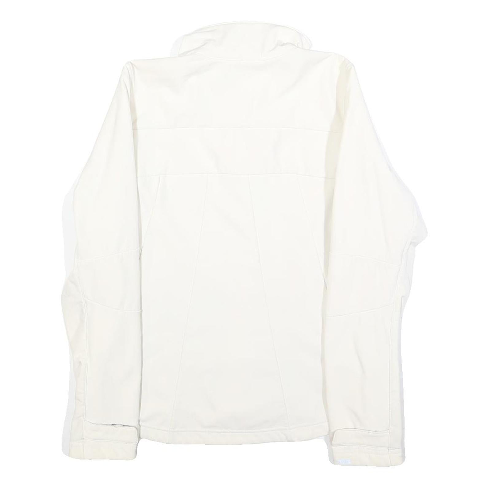 HELLY HANSEN Womens White Jacket XS Polyester Blend Zip Outdoor Sportswear