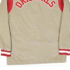 ADIDAS Mens Beige & Red Originals Button Cotton Blend Casual Jacket M