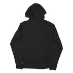 CHAMPION Mens Black Pullover Hoodie M Cotton Blend Classic Logo Sweatshirt
