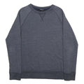 THE NORTH FACE Womens Blue Sweatshirt Crew Neck L Casual Cotton Blend Pullover