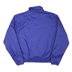 CHAMPION Mens Blue Outdoor Jacket M Polyester Blend Plain Zip Pockets Stand-Up