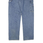 CARHARTT Mens Regular Fit Blue Denim Straight Jeans W38 L35 Workwear