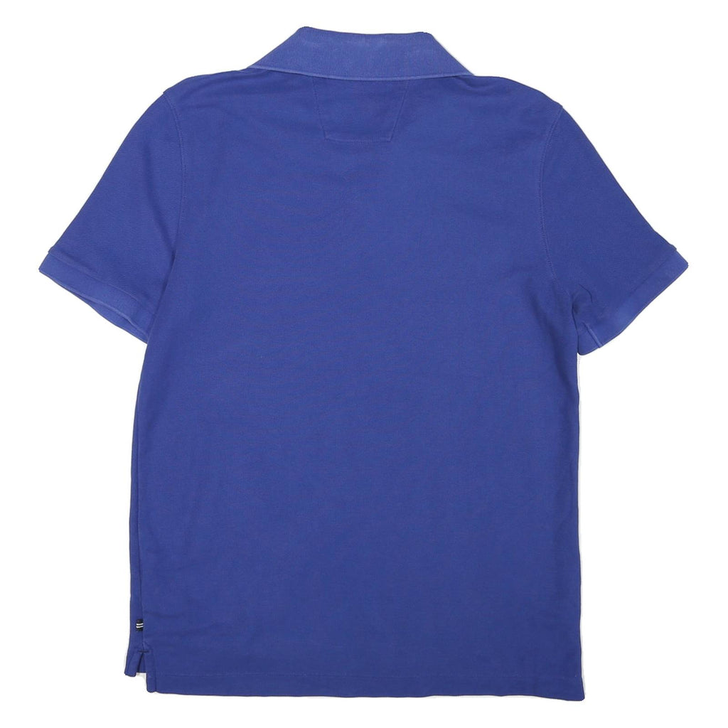 NAUTICA Mens Blue Classic Fit Short Sleeve Cotton Polo Shirt M Performance Deck