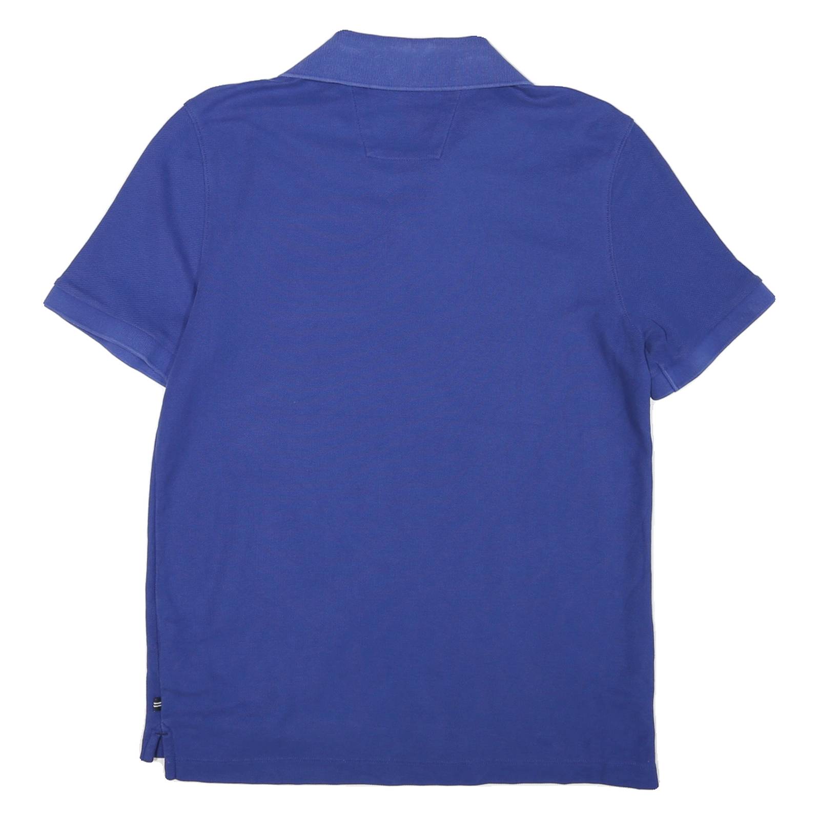 NAUTICA Mens Blue Classic Fit Short Sleeve Cotton Polo Shirt M Performance Deck