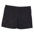 ADIDAS Womens Casual Shorts Black Relaxed UK 12 W36