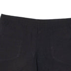 ADIDAS Womens Casual Shorts Black Relaxed UK 12 W36