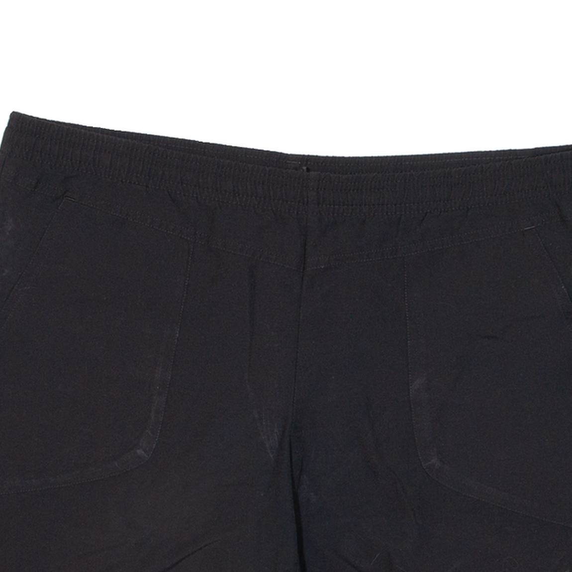 ADIDAS Womens Casual Shorts Black Relaxed UK 12 W36