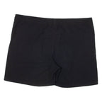 ADIDAS Womens Casual Shorts Black Relaxed UK 12 W36