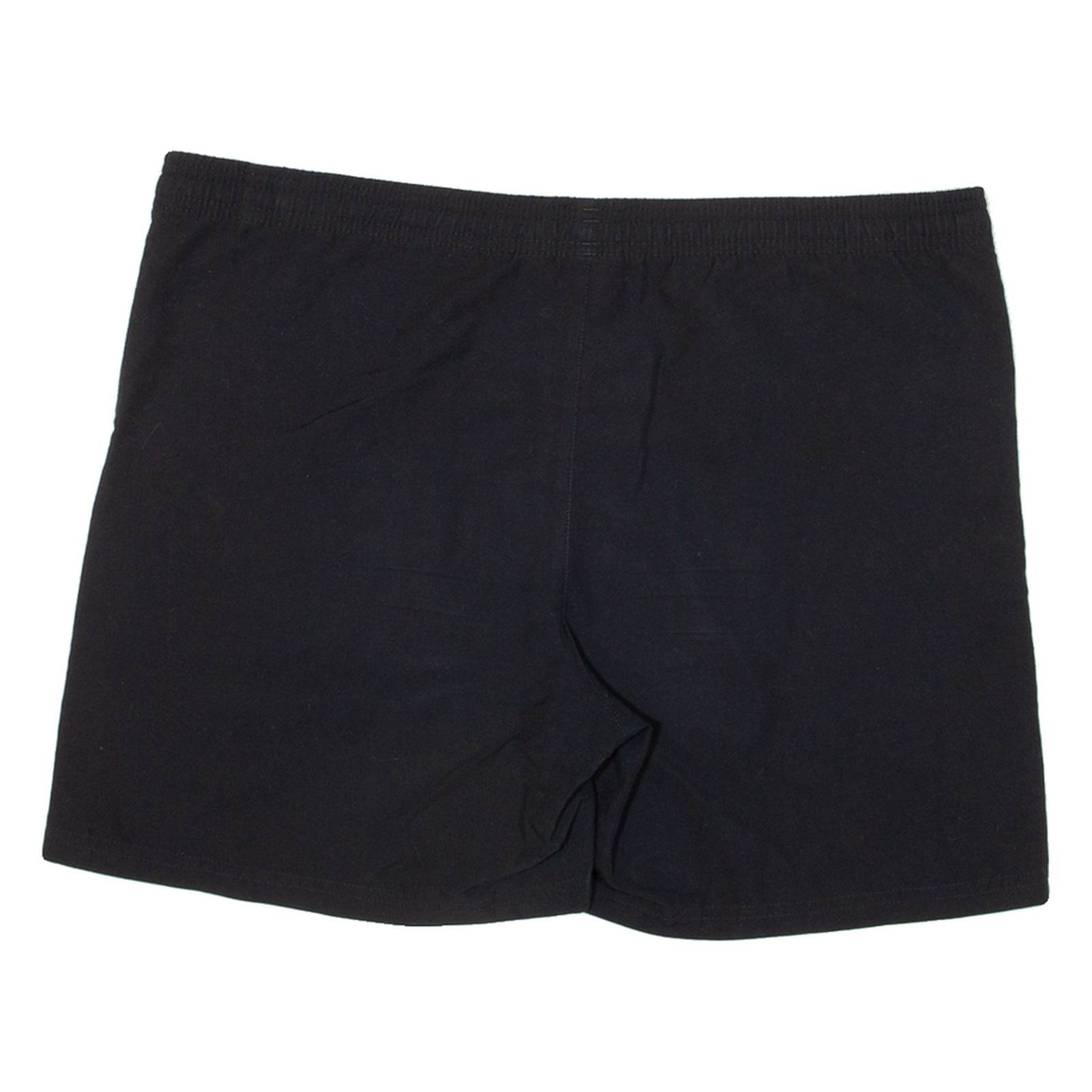 ADIDAS Womens Casual Shorts Black Relaxed UK 12 W36