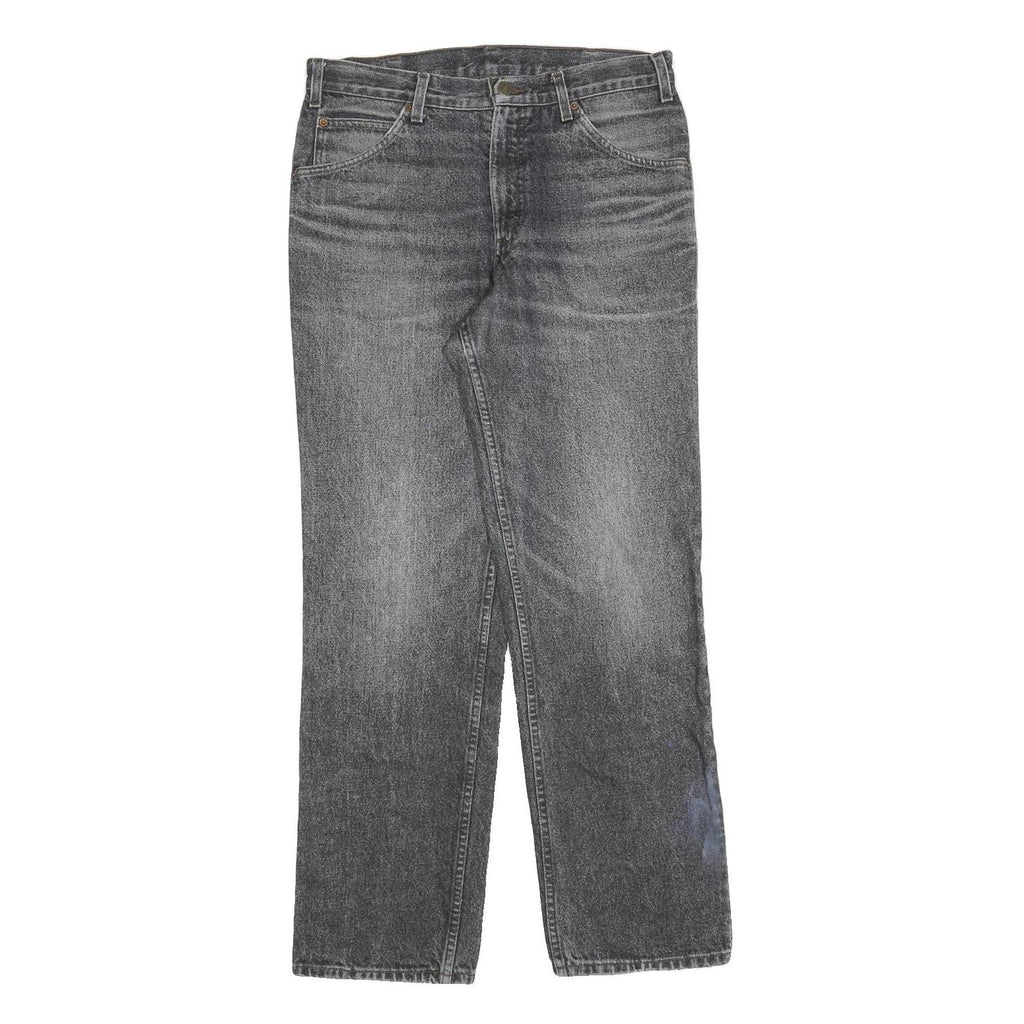 LEVI'S 643 02 Mens Jeans Black Regular Straight Denim Medium W34 L32 Artistic