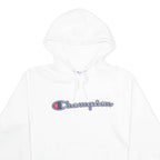 CHAMPION Mens White Hoodie USA M