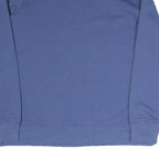 GAP Mens Blue Crew Neck Sweatshirt S Cotton Blend Logo Pullover Casual