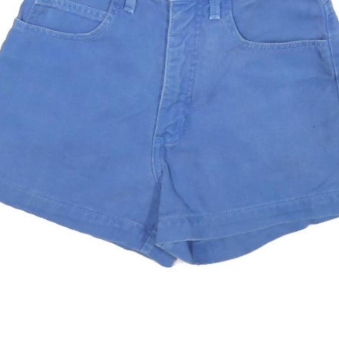 GUESS Womens Shorts Blue Casual XXS W23 Cotton Blend Stylish Summer
