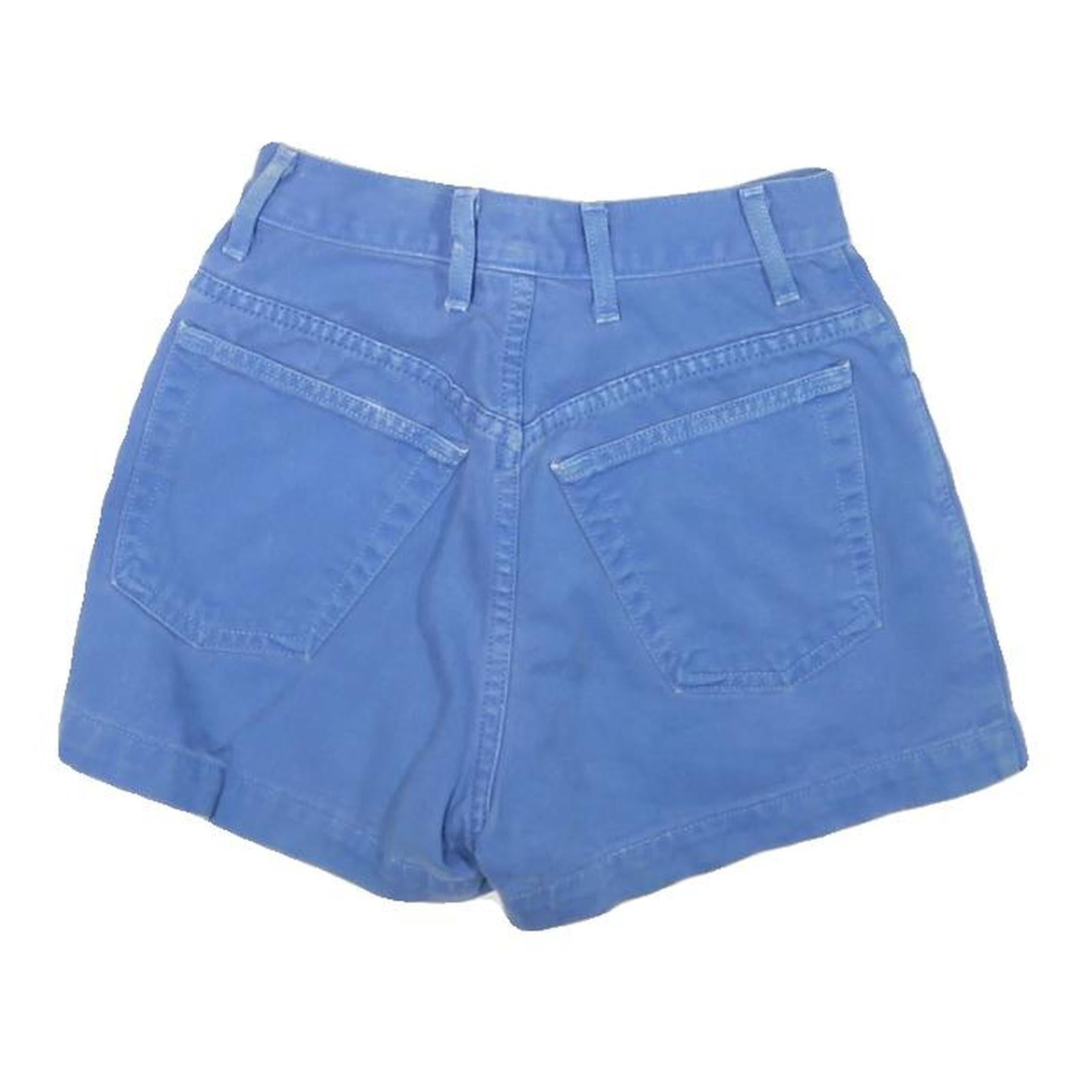 GUESS Womens Shorts Blue Casual XXS W23 Cotton Blend Stylish Summer