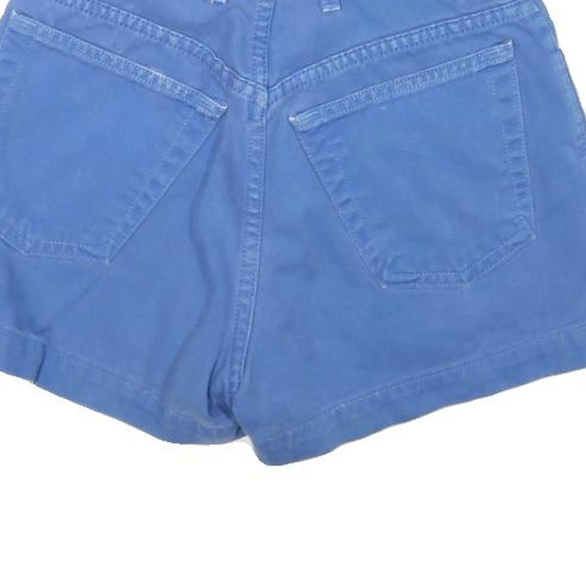 GUESS Womens Shorts Blue Casual XXS W23 Cotton Blend Stylish Summer