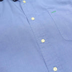 TOMMY HILFIGER Mens Blue Shirt L Classic Button Cotton Long Sleeve Chest Pocket
