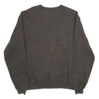 CHAMPION Mens Black Crew Neck L Cotton Blend Pullover Sweatshirt Casual