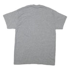 CAMPUS UNITED Mens Grey College Graphic T-Shirt M Short Sleeve Crew Neck Cotton