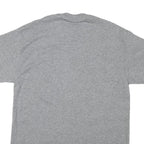 CAMPUS UNITED Mens Grey College Graphic T-Shirt M Short Sleeve Crew Neck Cotton