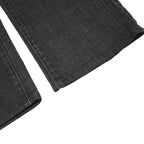LAUREN RALPH LAUREN Womens Regular Black Denim Cotton Blend Jeans W32 L30 Button