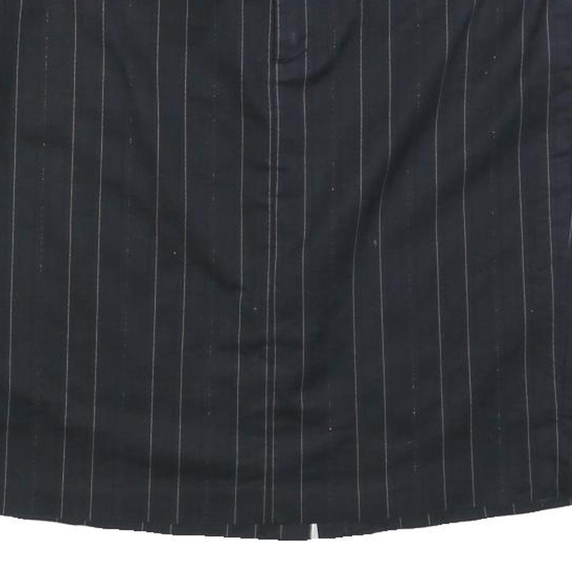 GUESS Womens Black Pinstripe Pencil Knee Length Woven Skirt M Formal Work