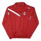 PRIMATO Mens Red Polyester Blend Zip Jacket L Sports Casual Lightweight