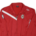 PRIMATO Mens Red Polyester Blend Zip Jacket L Sports Casual Lightweight
