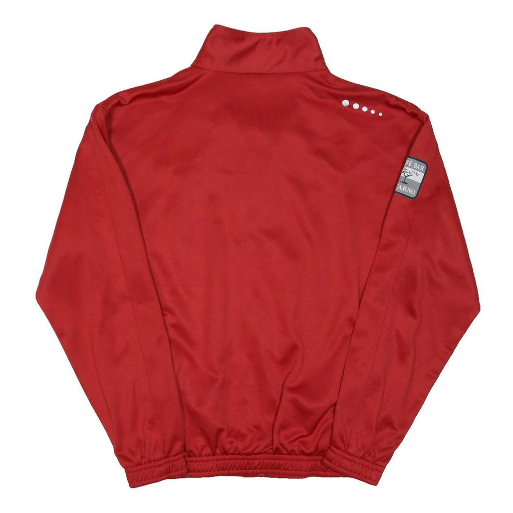 PRIMATO Mens Red Polyester Blend Zip Jacket L Sports Casual Lightweight
