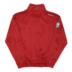 PRIMATO Mens Red Polyester Blend Zip Jacket L Sports Casual Lightweight