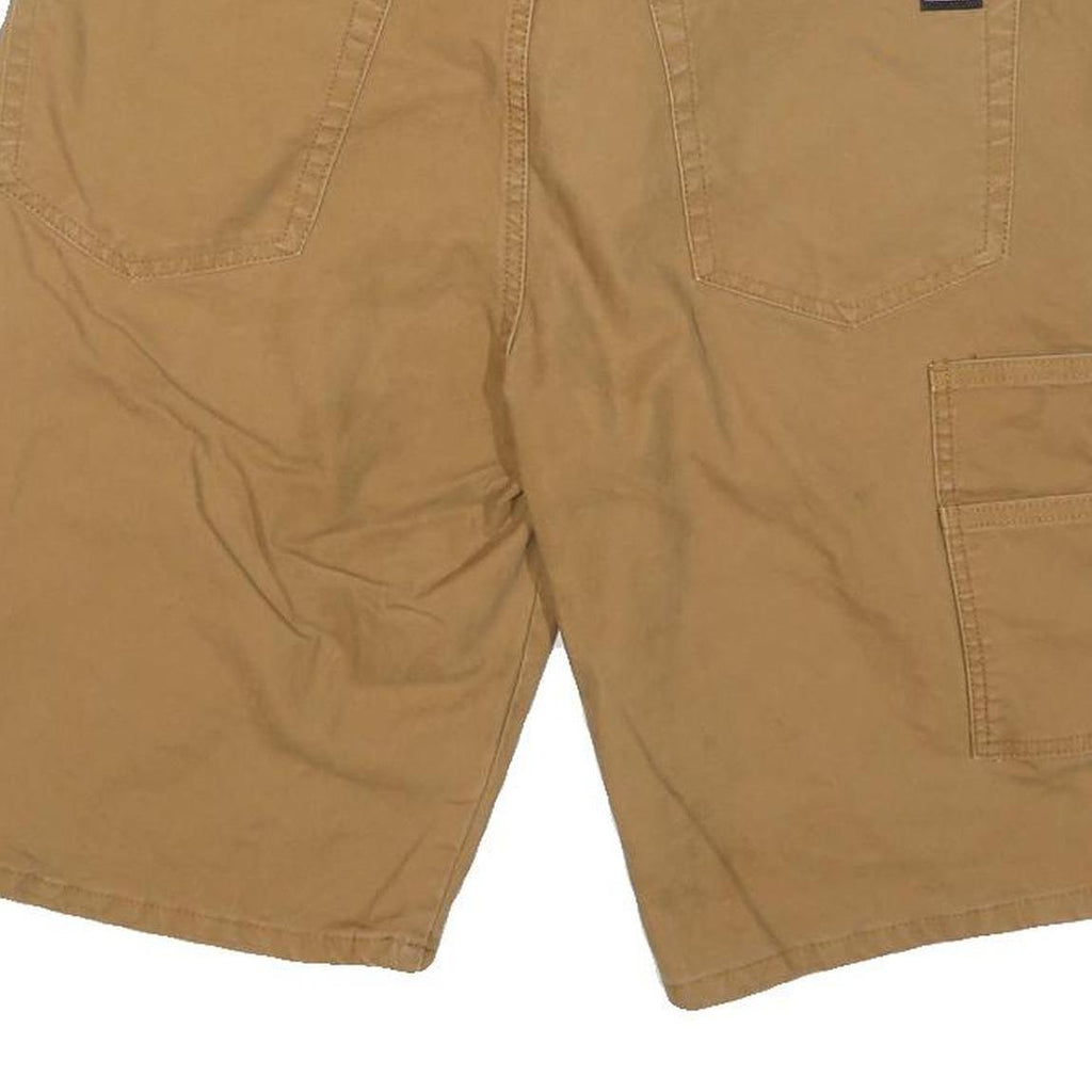 DICKIES Mens Shorts Beige Casual Cotton Blend L W34 Workwear Utility Pocket