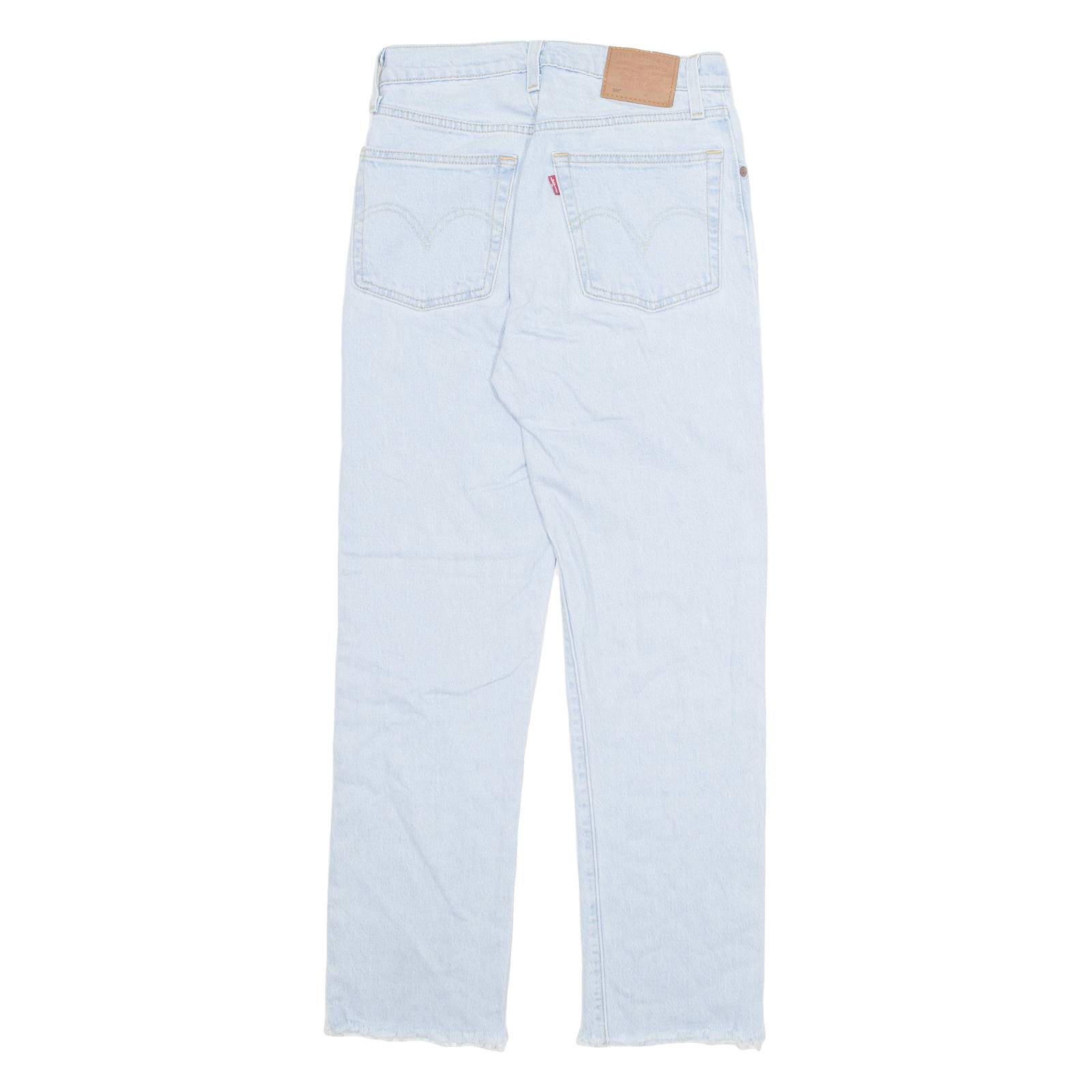 LEVI'S 501 BIG E Jeans Womens Blue Regular Straight W26 L27