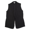WHISTLES Womens Waistcoat Black Long Sleeve S