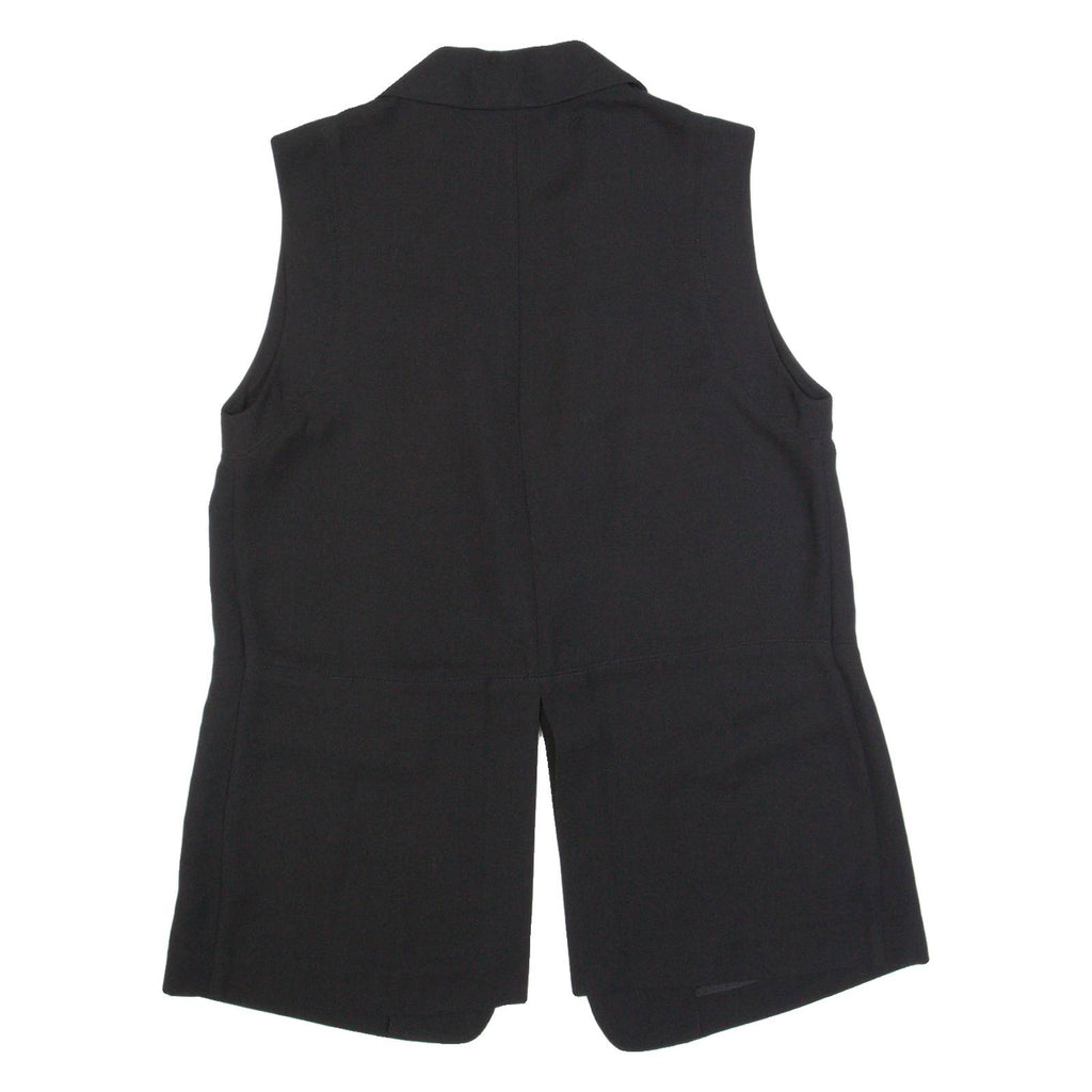 WHISTLES Womens Waistcoat Black Long Sleeve S