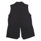 WHISTLES Womens Waistcoat Black Long Sleeve S