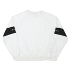 CHAMPION Mens Black Pullover Crew Neck Sweatshirt L Regular Fit Jersey Polyester