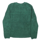 THE NORTH FACE Boys Green Crew Neck XL Fleece Sweatshirt Logo Patch Outdoor
