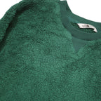 THE NORTH FACE Boys Green Crew Neck XL Fleece Sweatshirt Logo Patch Outdoor