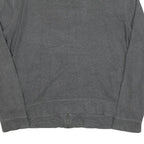 POLO RALPH LAUREN Mens Grey Zip Jumper Cotton Blend XL Relaxed Full Zip